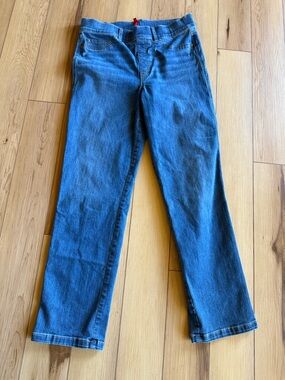 SPANX Men's Straight Jeans in Medium Blue